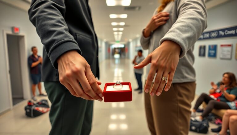 us olympians hilary knight and brittany bowe announce engagement in olympic village 1771594656