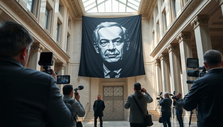 banner of charlie kirk placed at department of education draws criticism 1772515900