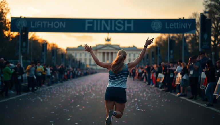 Cynthia Erivo runs 3:21:40 at the London Marathon and finishes to 'Defying Gravity'