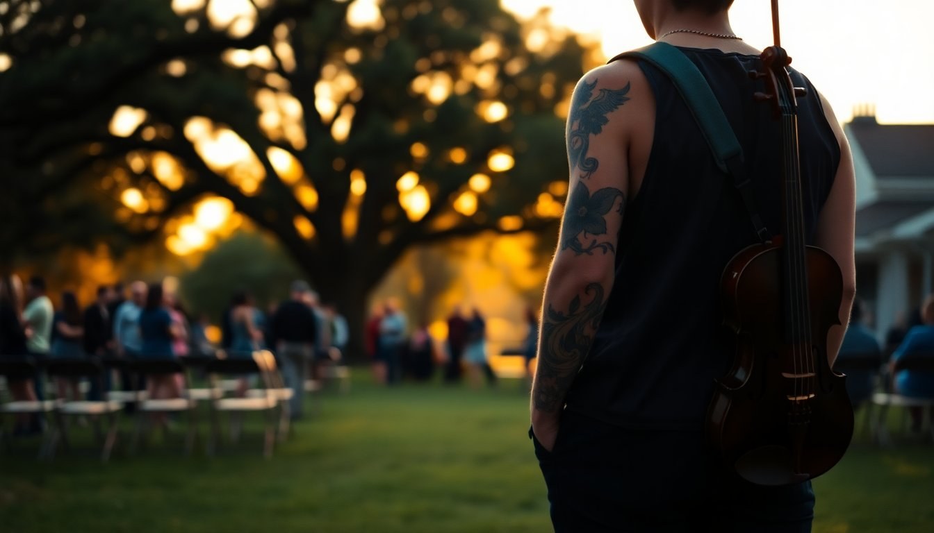 How Marcos Aycox became the tatted violinist and built a music and community following