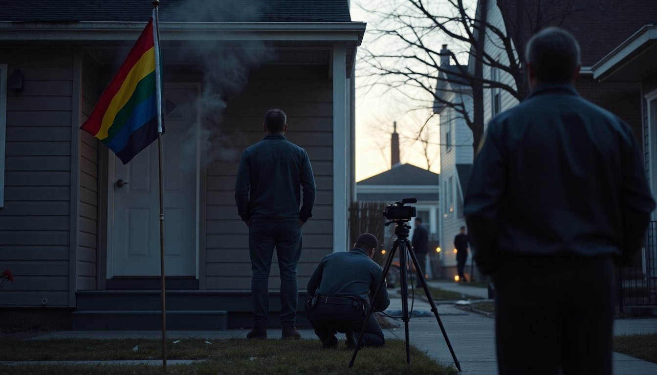 Pride flag burned outside Lancaster home amid police investigation