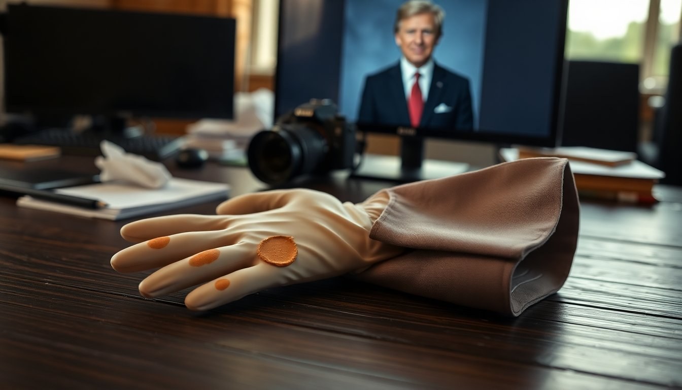 Trump hand discoloration photo fuels debate over presidential health